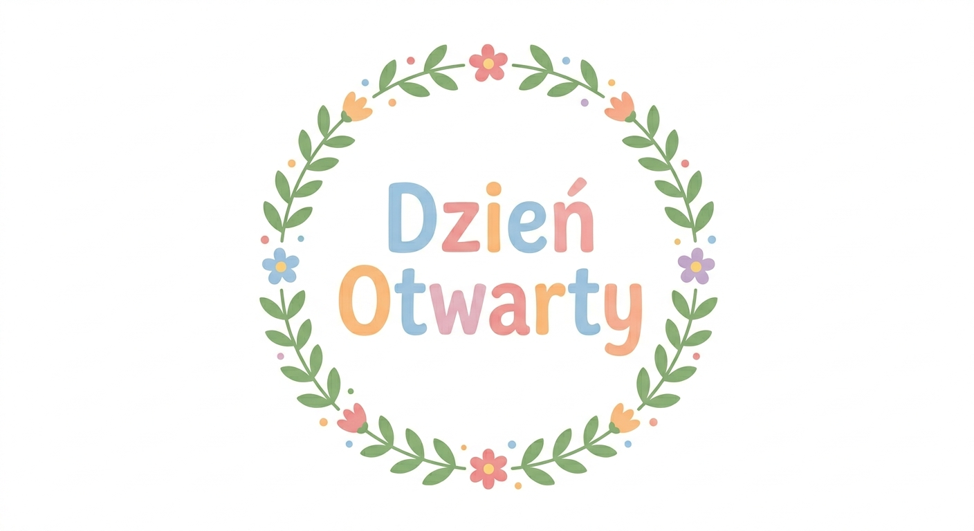 grafika z napisem dzień otwarty